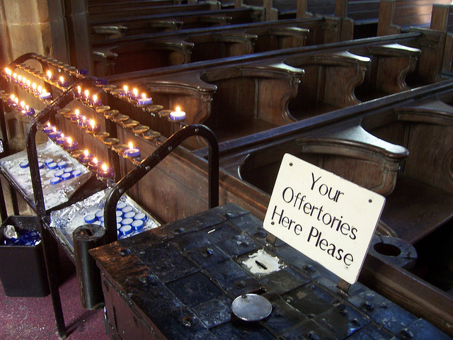 Old Church Offertory Box