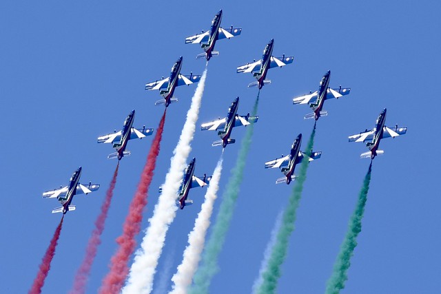 Planes in flight