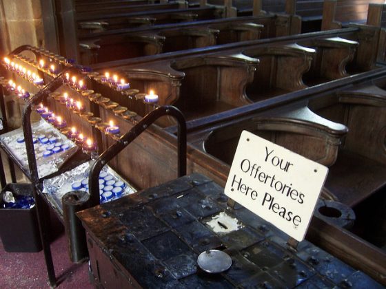 Old Church Offertory Box